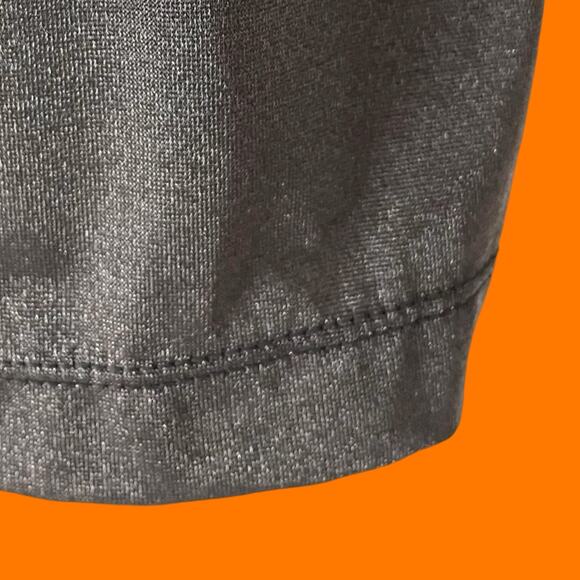 90's vintage dark gray metallic iridescent semi sheer long sleeve top M/L - Picture 4 of 5